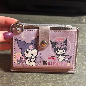 Kuromi Kids Wallet - Pink